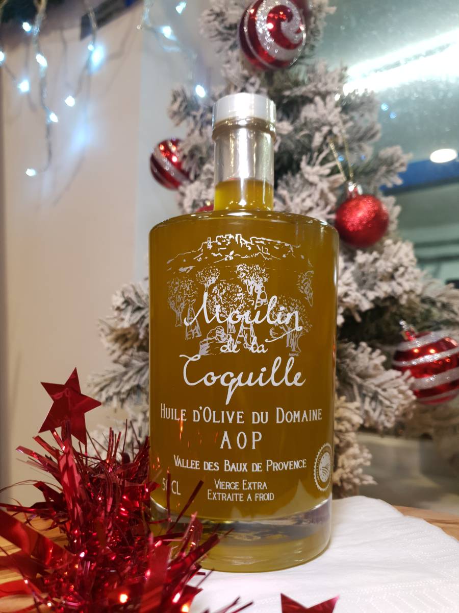 l'huile d'olive fruité vert AOP vallée des Baux de Provence édition exclusive