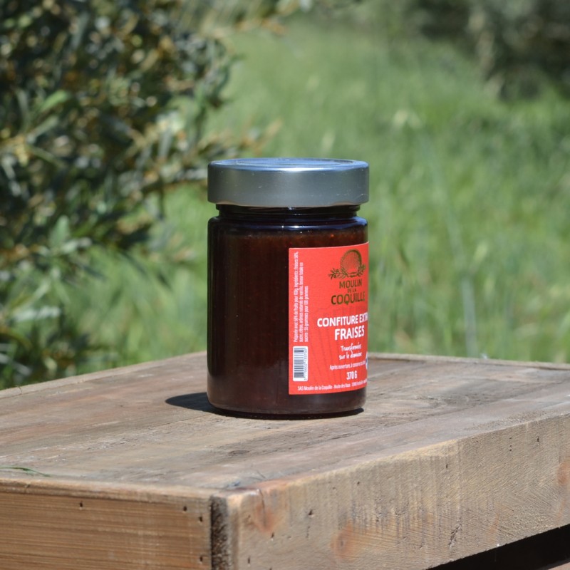 Confiture de fraise artisanale du Moulin de la Coquille