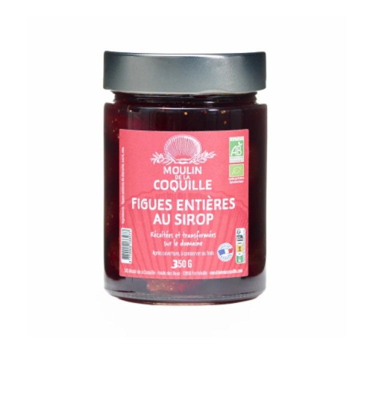 Figues entières au sirop : la douceur du domaine en bocal