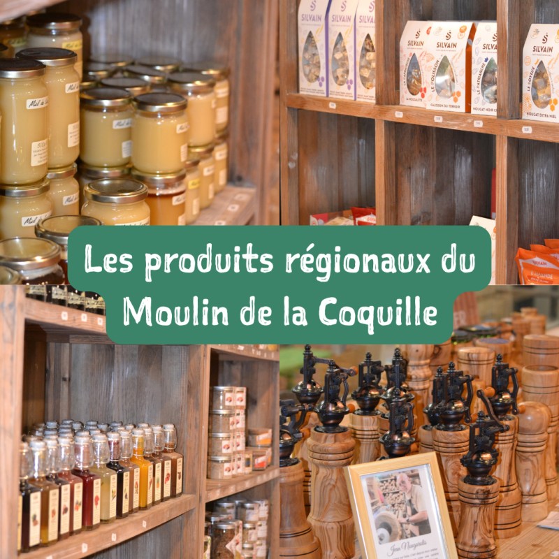 Les producteurs régionaux que nous revendons au Moulin de la Coquille