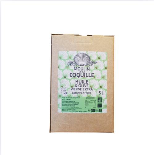 Huile d'olive fruité Vert Biologique 5L