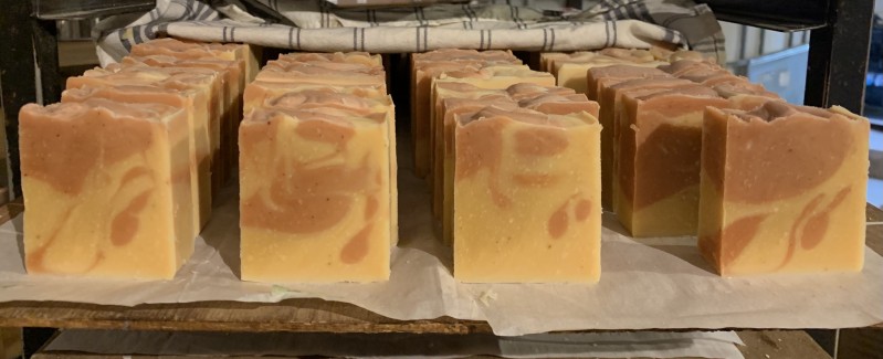 Savon solide saponifié à froid artisanal Moulin de la Coquille